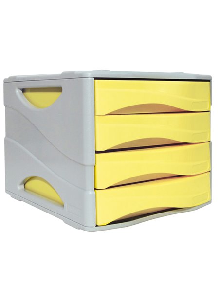 Cassettiera Keep Colour Pastel GIALLO Arda 15P4PPASG ARDA CASSETTIERE DA SCRIVANIA