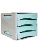 Cassettiera Keep Colour Pastel AZZURRO Arda 15P4PPASBL