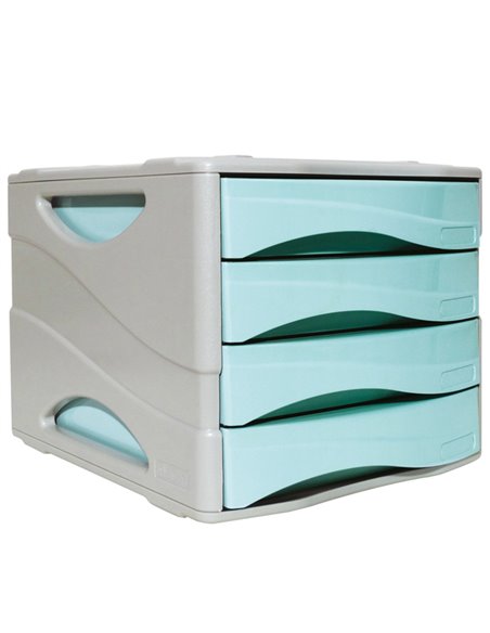 Cassettiera Keep Colour Pastel AZZURRO Arda 15P4PPASBL