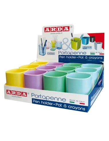 Portapenne Keep Colour Pastel col. ass. Arda 4111PASESP ARDA PORTAPENNE