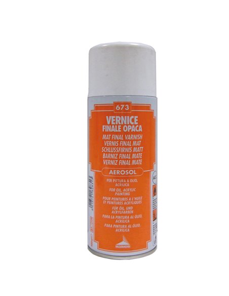 Bombola 400 ml vernice finale opaca spray Maimeri M5832673 MAIMERI TEMPERE VERNICI E ACQUERELLI