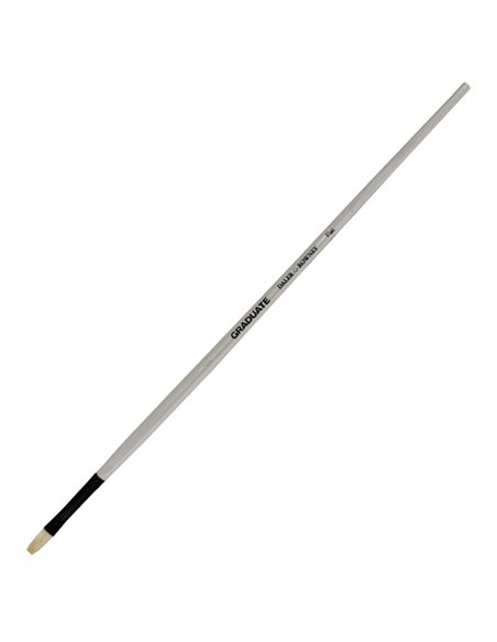 Pennello setola naturale Graduate piatto lungo n.4 manico lungo Daler Rowney D212144004