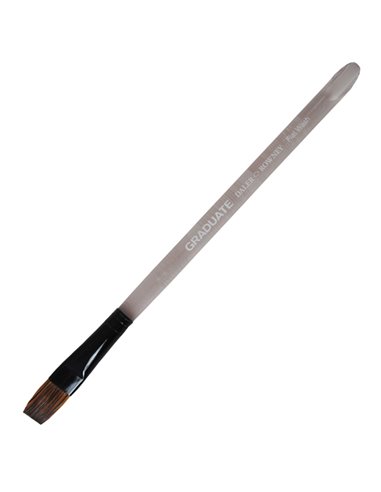 Pennello pelo pony piatto quadrato Graduate n.3/4 manico corto Daler Rowney D212159075