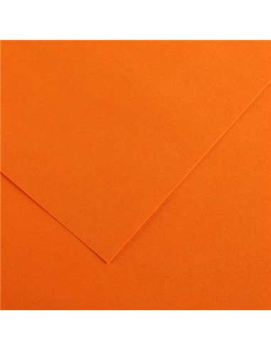 Foglio COLORLINE 70x100 cm 220 gr. 09 Arancione 200041195 CANSON CARTA E CARTONCINO
