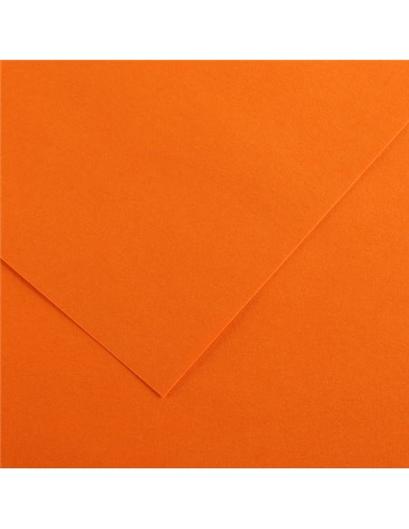 Foglio COLORLINE 70x100 cm 220 gr. 09 Arancione 200041195 CANSON CARTA E CARTONCINO