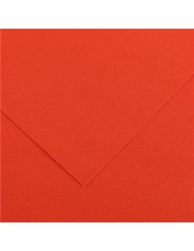 Foglio COLORLINE 70x100 cm 220 gr. 14 Rosso vivo 200041200 CANSON CARTA E CARTONCINO