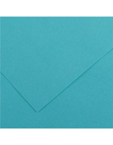 Foglio COLORLINE 70x100 cm 220 gr. 25 Blu turchese 200041211 CANSON CARTA E CARTONCINO