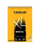 Blocco spiralato lato corto XL BRISTOL A4 50 fg. 180 gr. Canson C31078A021