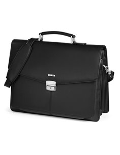 Cartella in similpelle nero dim. 41x32x16cm City Time 61334. City Time BORSE-CARTELLE-VALIGIE