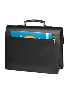 Cartella in similpelle nero dim. 41x32x16cm City Time 61334. City Time BORSE-CARTELLE-VALIGIE 2