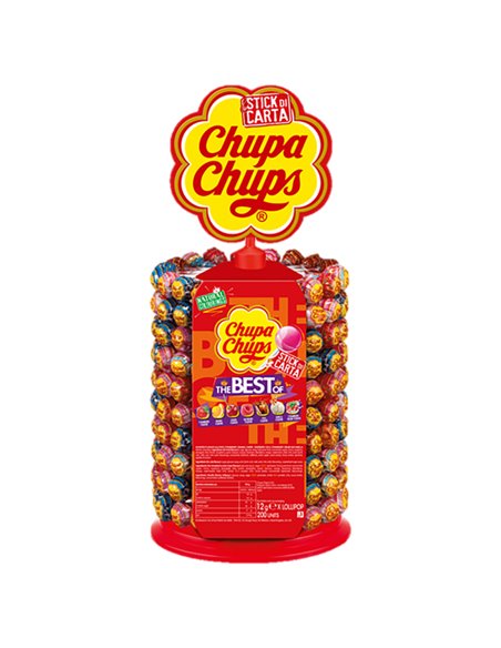Ruota Chupa chups 200pz 9300600 CHUPA CHUPS CARAMELLE-CIOCCOLATINI-CHEWING GUM