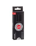 Astuccio Pin fineliner nero 5 gradazioni assortiti Uni Mitsubishi M PIN 5P1