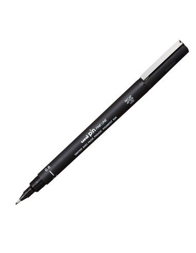 Astuccio Pin fineliner nero 5 gradazioni assortiti Uni Mitsubishi M PIN 5P1 UNI MITSUBISHI FINELINER