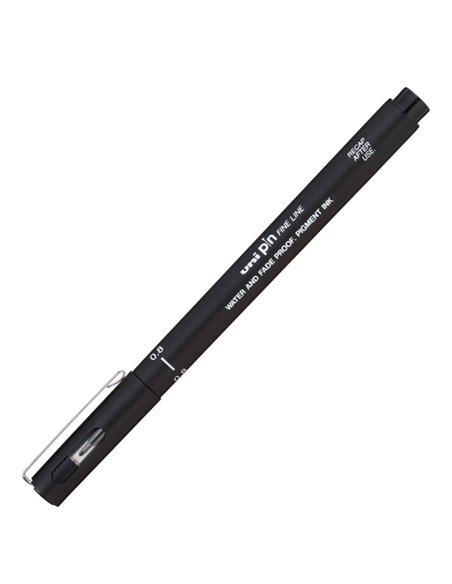 Astuccio Pin fineliner nero 5 gradazioni assortiti Uni Mitsubishi M PIN 5P1 UNI MITSUBISHI FINELINER