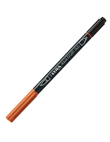 Pennarello a 2 punte AQUA BRUSH DUO cinabro LYRA L6520017 L6520017