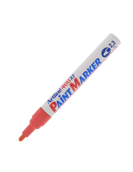 Marcatore artline A 400 punta tonda a vernice rosso A400R ARTLINE A VERNICE