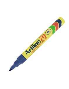 Marcatore artline A 70 permanente punta tonda blu A 70/B ARTLINE PERMANENTI