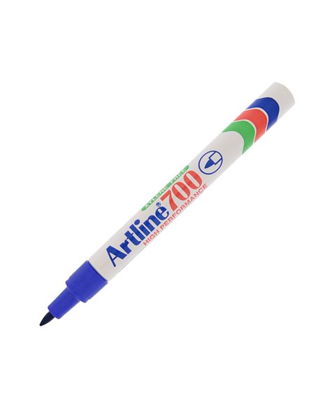 Marcatore artline A 700 permanente punta tonda 0,7mm blu A700B ARTLINE PERMANENTI