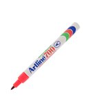 Marcatore artline A 700 permanente punta tonda 0,7mm rosso A700R