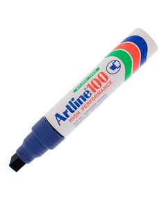 Marcatore artline A 100 permanente punta scalpello jumbo blu A100B ARTLINE PERMANENTI