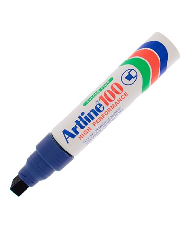 Marcatore artline A 100 permanente punta scalpello jumbo blu A100B ARTLINE PERMANENTI