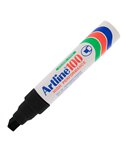 Marcatore Artline A 100 permanente punta scalpello jumbo nero A100N