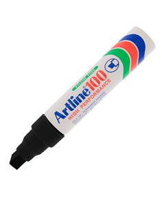 Marcatore Artline A 100 permanente punta scalpello jumbo nero A100N ARTLINE PERMANENTI