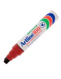 Marcatore artline A 100 permanente punta scalpello jumbo rosso A100R
