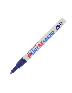 Marcatore artline A 440 punta tonda fine a vernice blu A440B