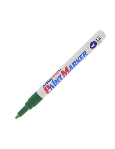Marcatore artline A 440 punta tonda fine a vernice verde A440V ARTLINE A VERNICE