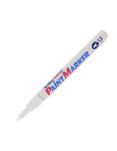 Marcatore artline A 440 punta tonda fine a vernice bianco A440BI ARTLINE A VERNICE
