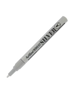 Marcatore artline A 990 punta tonda fine a vernice argento A990ARG ARTLINE A VERNICE