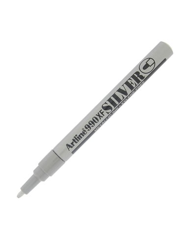 Marcatore artline A 990 punta tonda fine a vernice argento A990ARG ARTLINE A VERNICE