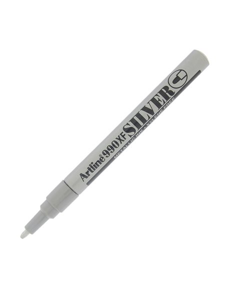 Marcatore artline A 990 punta tonda fine a vernice argento A990ARG ARTLINE A VERNICE