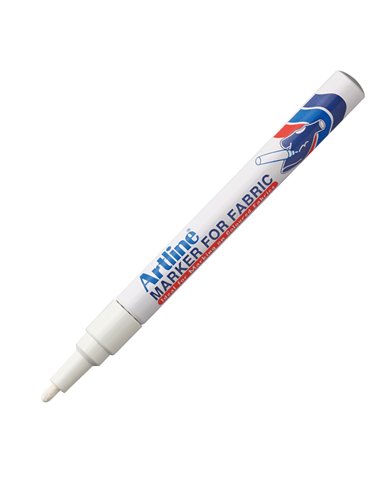 Marcatore per tessuto artline punta tonda 1,2mm bianco AEKC1BI ARTLINE SPECIALI (CD-VETRO-TESSUTI-ECC.)