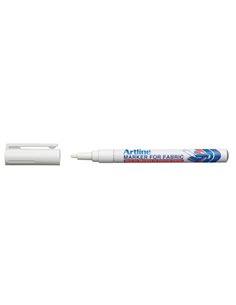 Marcatore per tessuto artline punta tonda 1,2mm bianco AEKC1BI ARTLINE SPECIALI (CD-VETRO-TESSUTI-ECC.) 2