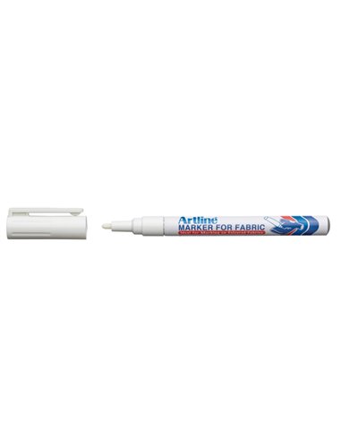 Marcatore per tessuto artline punta tonda 1,2mm bianco AEKC1BI ARTLINE SPECIALI (CD-VETRO-TESSUTI-ECC.)