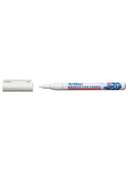 Marcatore per tessuto artline punta tonda 1,2mm bianco AEKC1BI ARTLINE SPECIALI (CD-VETRO-TESSUTI-ECC.)