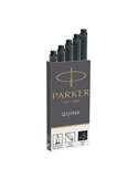 SCATOLA 5 CARTUCCE PARKER QUINK NERO PERMANENTE 1950382.