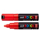 Marcatore UNI POSCA PC7M p.large 4,5-5,5mm rosso UNI MITSUBISHI M PC7M R