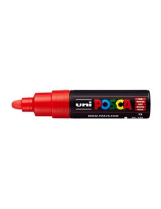 Marcatore UNI POSCA PC7M p.large 4,5-5,5mm rosso UNI MITSUBISHI M PC7M R UNI MITSUBISHI A BASE D'ACQUA 2