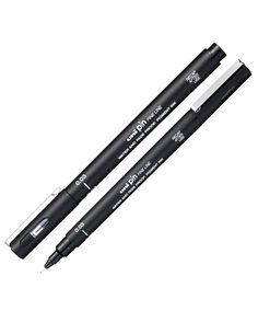 Pin fineliner nero punta 0.03mm Uni Mitsubishi M PIN003 N UNI MITSUBISHI FINELINER