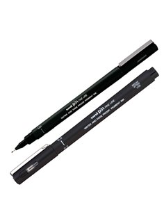 Pin fineliner nero punta 0.2mm Uni Mitsubishi M PIN102 N UNI MITSUBISHI FINELINER