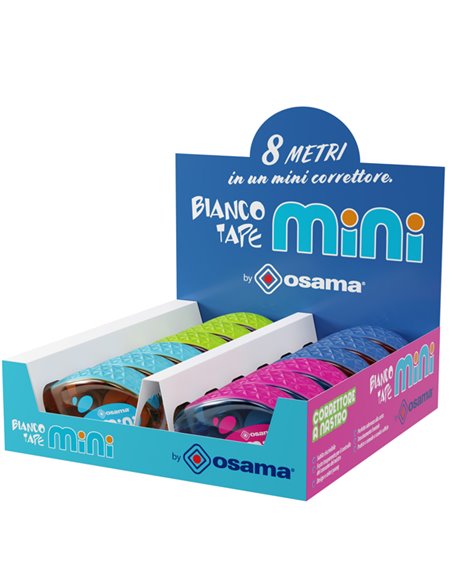 Correttore a nastro 5mmx8mt Bianco Tape Mini Osama OW 10163 OSAMA CORRETTORI A NASTRO
