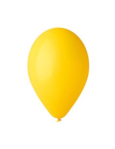 Busta 16 palloncini in lattice Ø30cm giallo Big Party 72775.