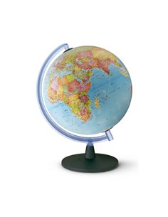 Globo geografico non illuminato Corallo Ø 30CM Tecnodidattica 0330COPOIT0NF04B Tecnodidattica CARTE GEOGRAFICHE MAGNETICHE E NON 2