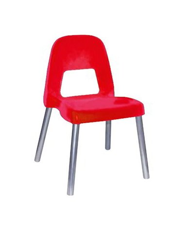 Sedia per bambini Piuma H35cm rosso CWR 09387/01
