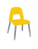 Sedia per bambini Piuma H35cm giallo CWR 09387/02
