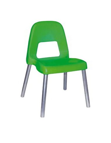 Sedia per bambini Piuma H35cm verde CWR 09387/03