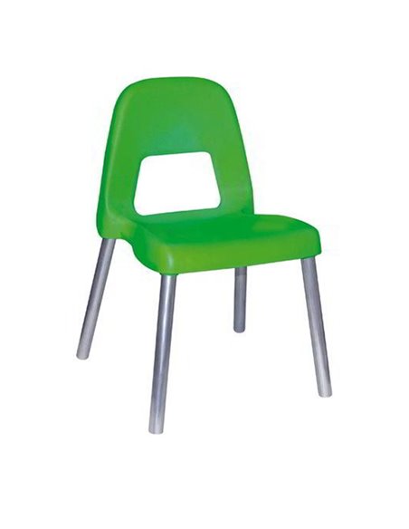 Sedia per bambini Piuma H35cm verde CWR 09387/03